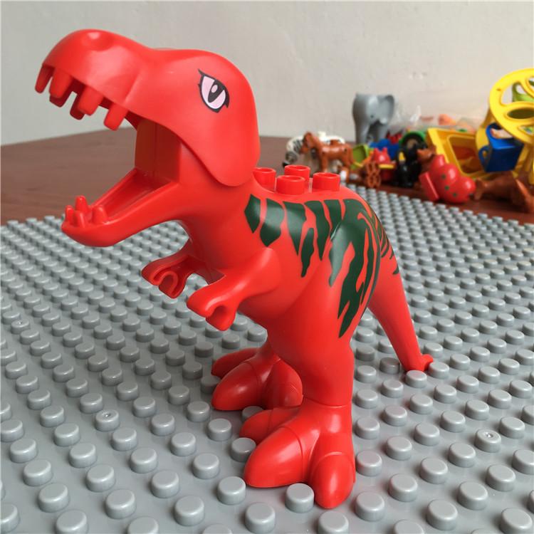 Gegele Lego-Compatible Building Blocks: Large Particles & Small Animal Accessories - Ocean, Zoo, Dinosaur Educational Toys