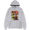 Chainsaw Man Denji Hoodies Print Fashion Sweatshirt Casual Unisex Autumn Winter Fleece Streetwear Tops Male Sudaderas