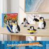 Penguin Family Animal Building Set Creator STEM Toy for Kids 6+, Model Building Kit for Display or Family Activity, Birthday Gift for Kids Boys and