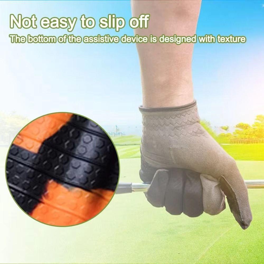 2 pcs Correct Posture Golf Club Grip Trainer Grip Training Aids Outdoor Indoor
