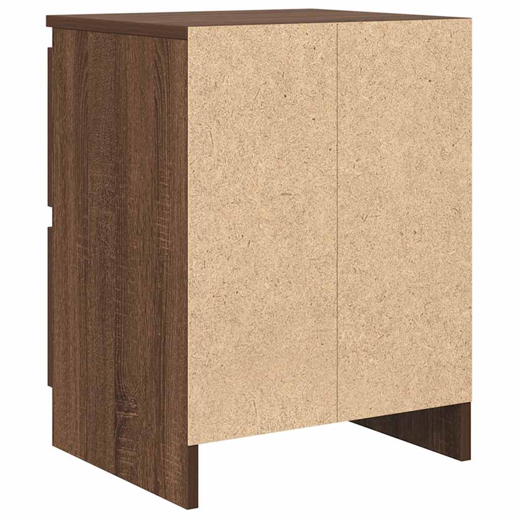 TV Stand in Brown Oak Look 40 x 35 x 54 cm Engineered Wood