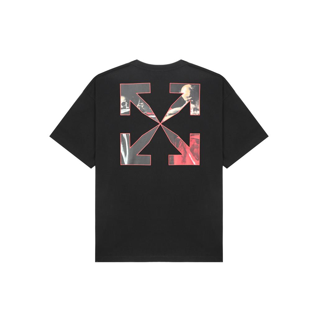 Off-White Art Religious Oil Painting Skull Print Vintage Streetwear Versatile T-Shirt Unisex T-Shirt OFFTEGARC069Q