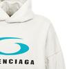 Balenciaga Loop Sports Icon Destroyed Cropped Hoodie Unisex 783397TRVC39059
