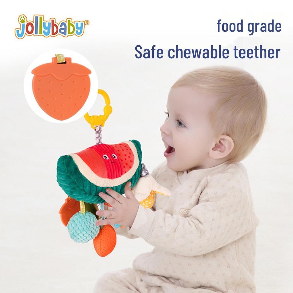 Jollybaby Stroller Hanging Toy - Baby Soothing & Colorful Pull-Along Ornament