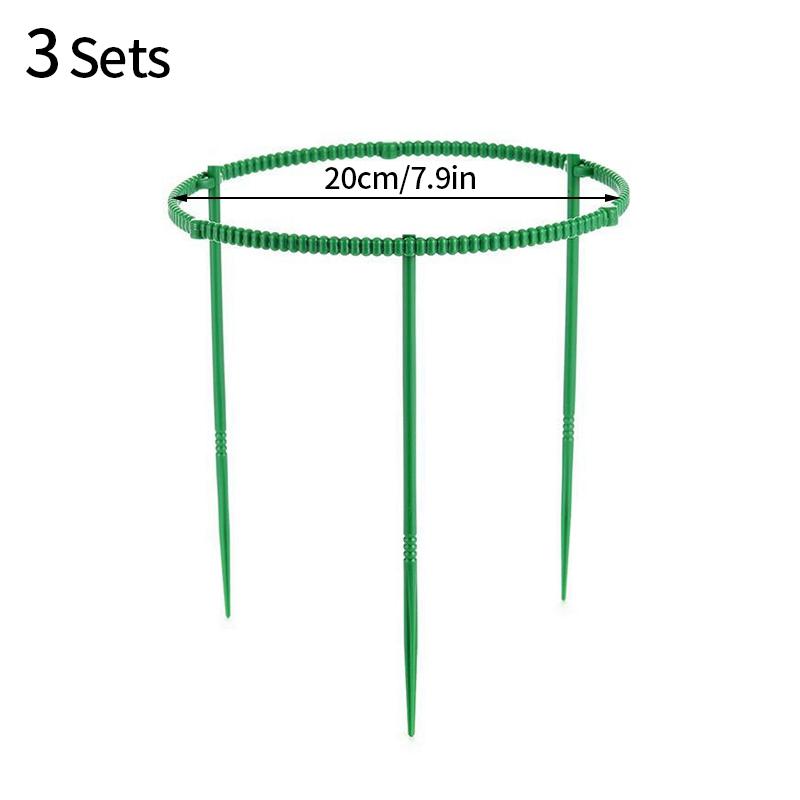 1/3/12Pcs Plant Support Cage Frame Greenhouses Flower Stand Holder Plant Arrangement Fixed Rod Pile Garden Bonsai Accessories