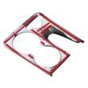 Moldura da Tampa do Porta-Copo da Console Encaixe para Classe GLK (X204) 2008-2015(Padrão de Carbono )
