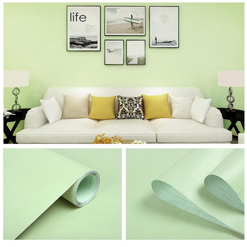 Wallpaper Self-Adhesive Furniture Renovation Stickers Solid Color Background Wall Stickers For Wall Decoration PVC Waterproof