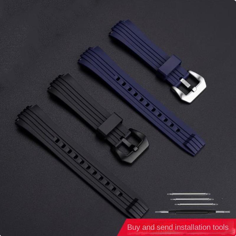 Replacement Silicone Watch Band For Casio ECB-10YP ECB-10YPB ECB-950 Edifice Series Rubber Strap Men's Watch Bracelet 20mm
