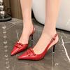 Women's High Heels Casual Slingback Pointed Sandals  Sexy 2025 Designer High Heels Summer Party Luxury