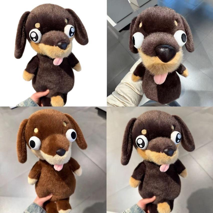 Plush Dachshund Toy With Funny Expression Gift For Girls And Friends