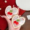 Heart Cherry Trendy Claw Hair Clip Perfect For High Ponytails And Summer Fashion