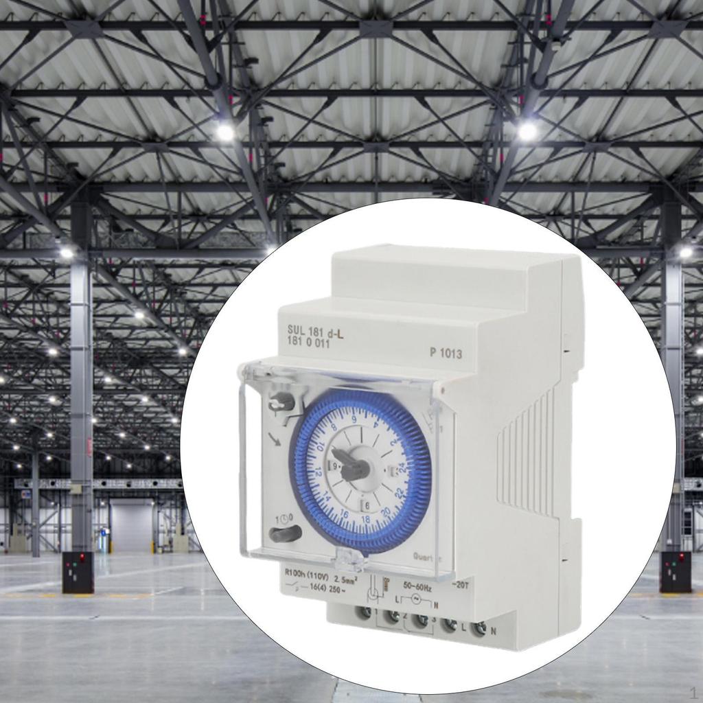 Mechanical Timer 15 Minutes Interval Portable Electrical Programmable Switch Time for