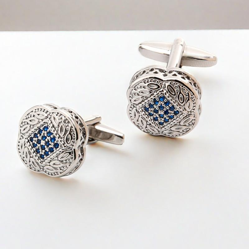 

Мужские запонки, Высококачественные, Легкая роскошь, Циркон, Золотистые, Серебристые, Серые, Квадратные, Пуговицы для рукавов рубашки, Xk20S007 Copper