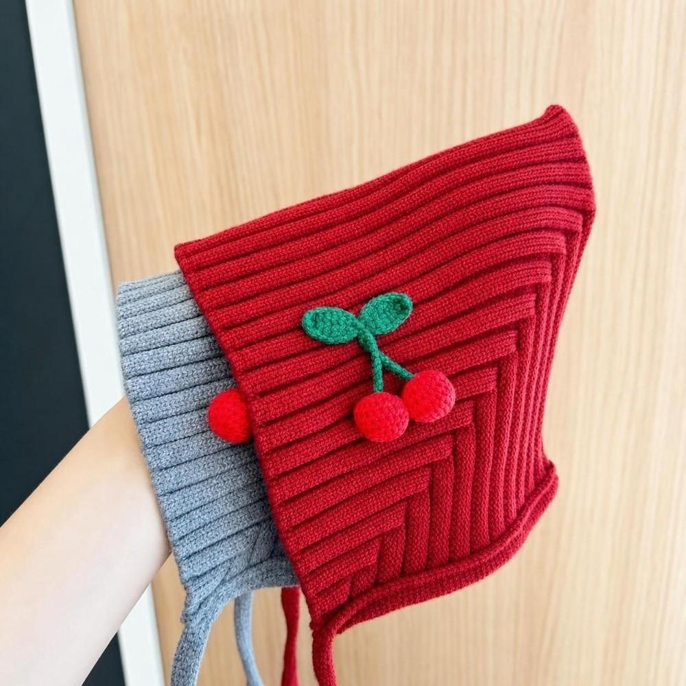 Thick Infant Winter Hat Soft Girls Knitted Hat Fashion Baby Hooded Hat