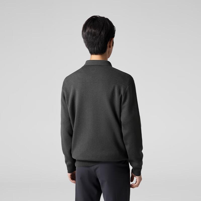 VICUTU Men's Business Casual Lapel Knit Cardigan