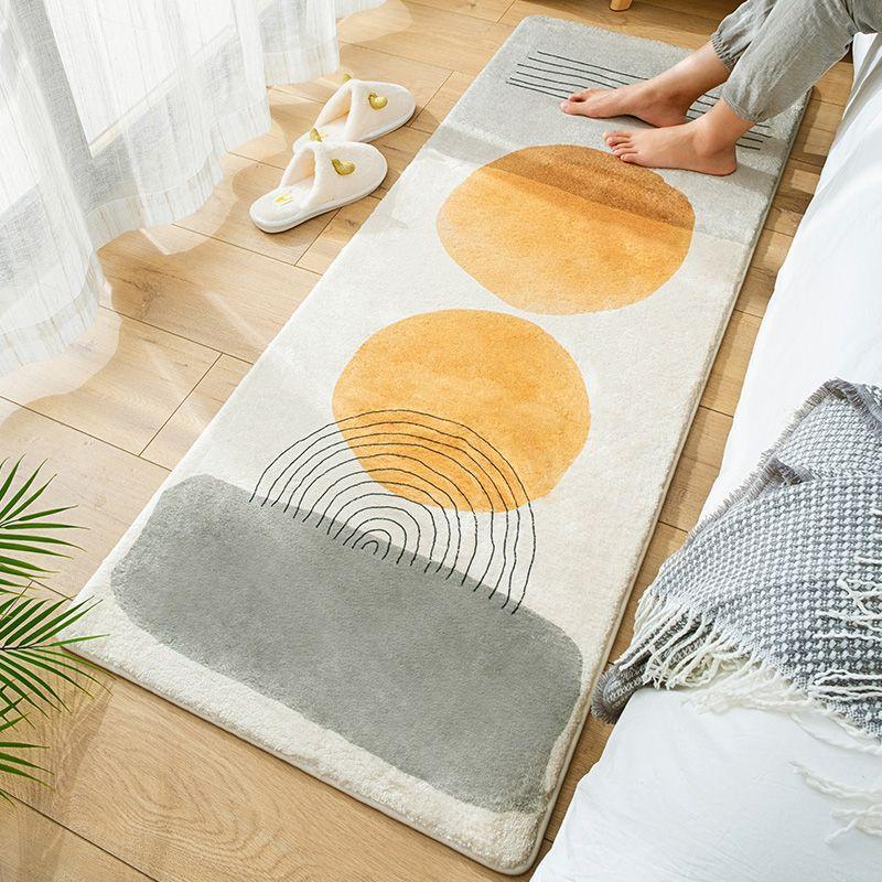 Household Carpet Door Mat Non-slip Foot Mat Bedroom Bedside Blanket Living Room Sofa Coffee Table Bathroom Toilet Floor Mat