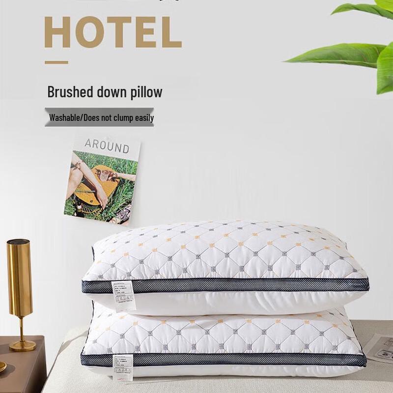 OLOMM Star Quilted 3D Double Pillow