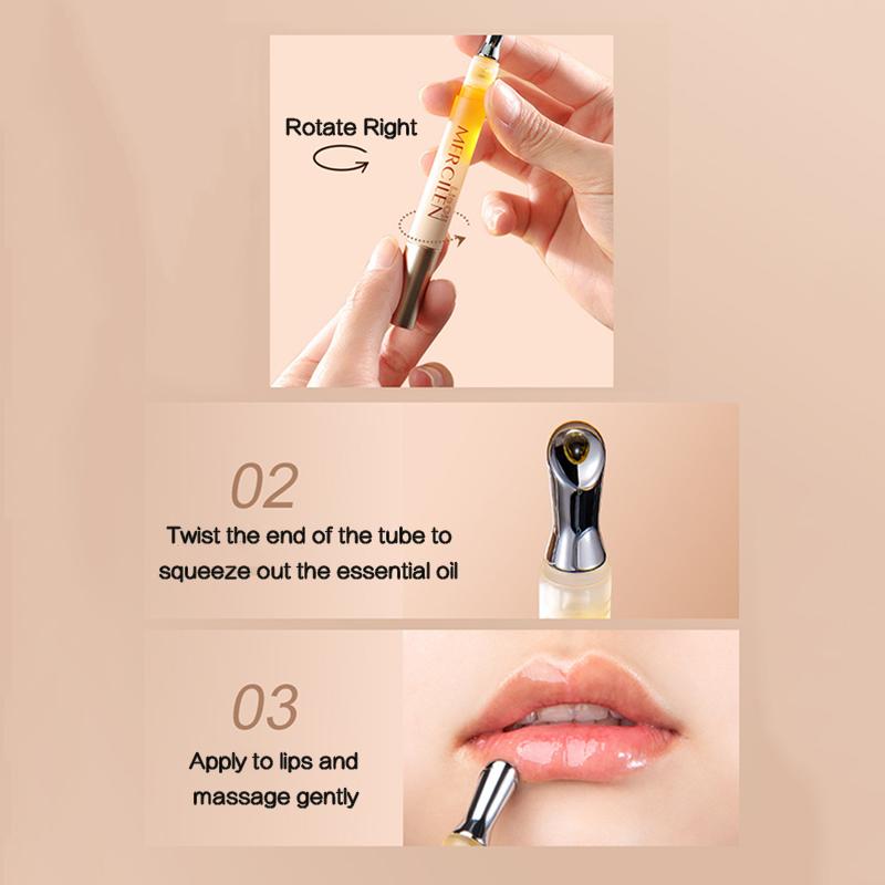 MERCILEN Light Line Lip Essence Oil Anti-wrinkle Firming Essence Soothing Moisturizing Lip Essence
