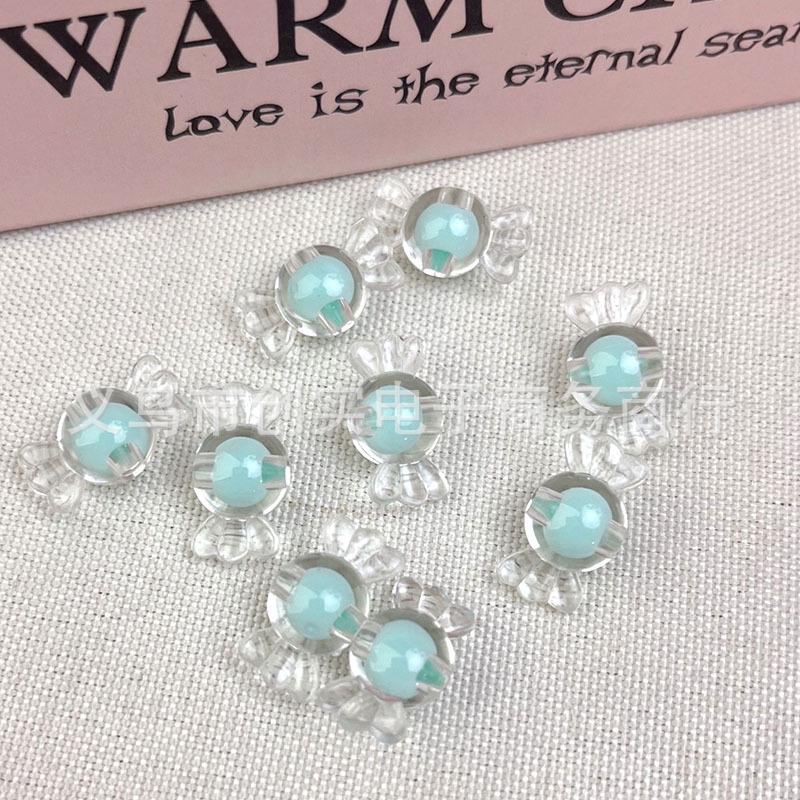 10mm Transparent Colored Candy Acrylic Beads for DIY Jewelry Making