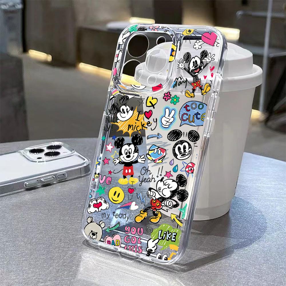 

Phone Case For Samsung Galaxy S26 S25 S24 S23 S22 S21 S20 FE Note20 Note10 Edge Plus Ultra Lite 5G Graffiti Mickeys Mouses Samsung S26 Plus 5G