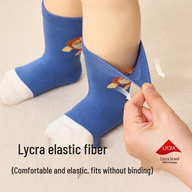 Nidoxiong Boys' Breathable Mid-Calf Cotton Socks