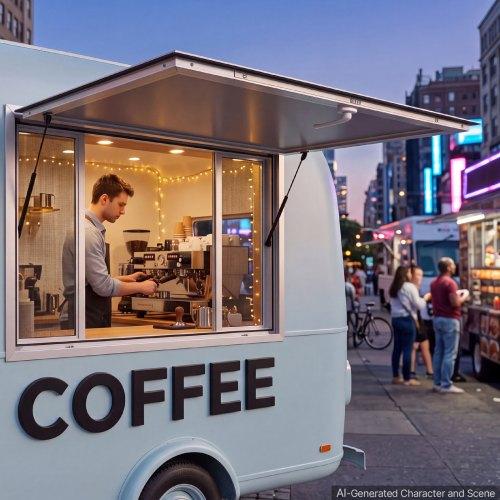 VEVOR Concession Window 1220x915mm Aluminum Alloy Frame Service Window, for Food Truck, Up to 85 Degrees Stand Serving w/ 4 Sliding Screen Windows