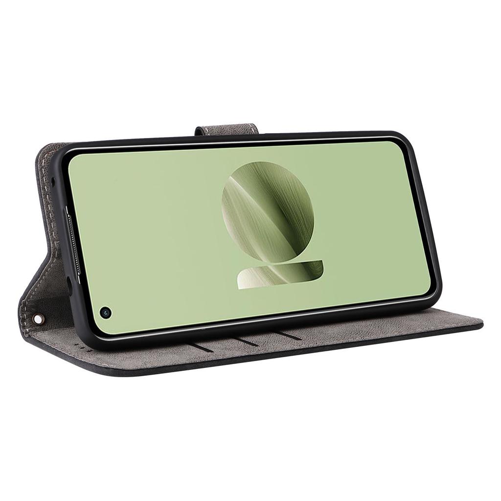 For Asus Zenfone 10 5G/Zenfone 9 5G Phone Case Wallet Stand Magnetic PU Leather RFID Blocking Cover with Strap