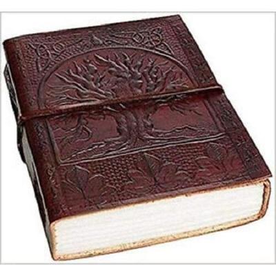 Tree of Life Leather Journal Embossed Brown Leather 620 Page Diary Best Gift
