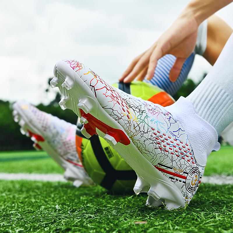 35-45 Unisex Football Shoes Men's Long Nails Artificial Lawn Training Youth Football Shoes