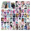 50/92pcs Alien Stage Aesthetics Cartoon Waterproof Vinyl Cards Stickers for Boys Girls Water Bottles Laptop Suitcase for Party