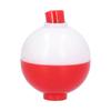 Fishing Ball Shaped Floats ABS Round Buoy Bobbers Fishing Bait Accessories Red White45mm1.8in