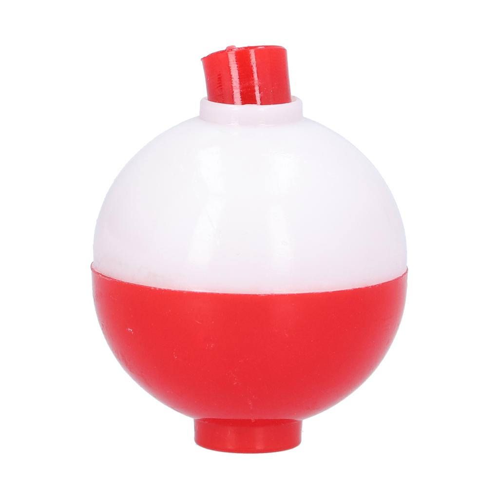 Fishing Ball Shaped Floats ABS Round Buoy Bobbers Fishing Bait Accessories Red White45mm1.8in