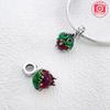 Copper Metal Halloween Luminous White Horror Ghost Dark Devil Charm Bead Component Bead Component Compatible With Authentic Original Brand Bracelet