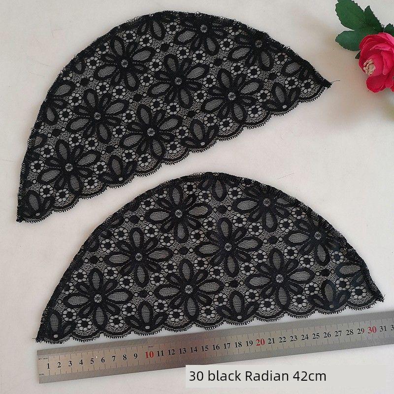 

Semi-Finished Sleeveless Lace Ruffled Short