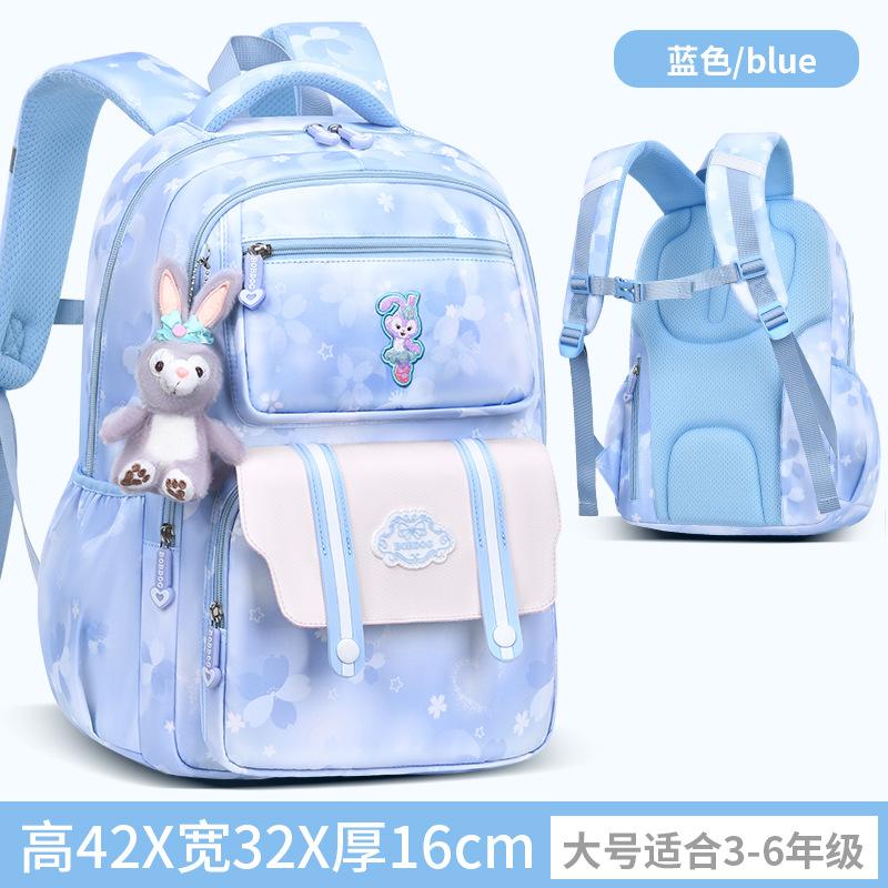 School Bag Girls Primary School Students Spine Care To Reduce the Burden Girls Children Backpack