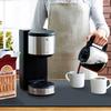 Kaffeematte - Kaffeebar-Matte für Arbeitsplatten | Kaffeebar-Zubehör Passt unter die Kaffeemaschine | Saugfähig Versteckt Flecken Gummi