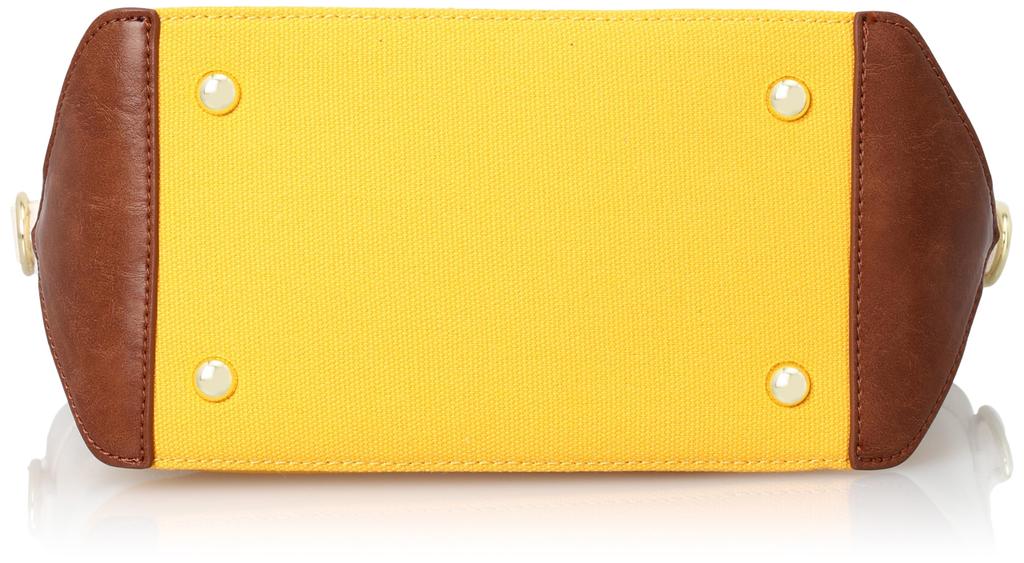 Hills Polo Tote Bag Canvas Tote Bag SS BH1006N [Beverly Club] Ivory/Yellow/Yellow