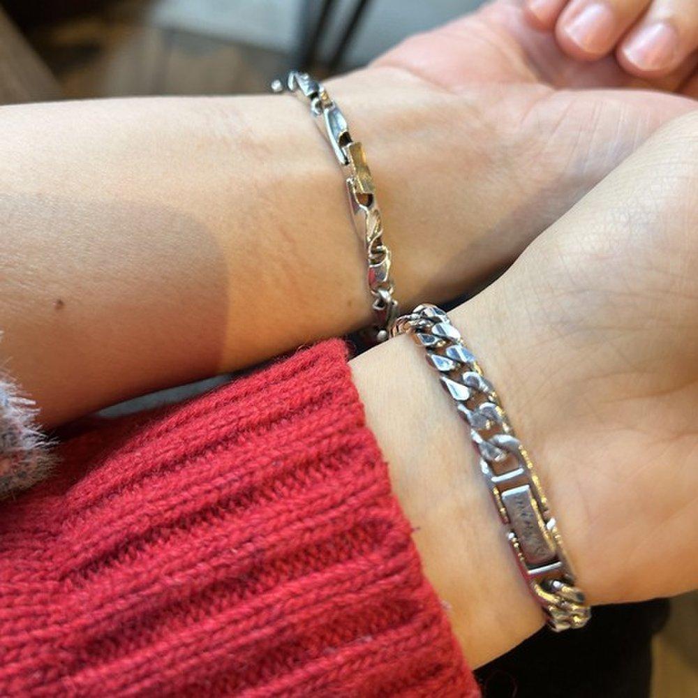 Wave Silver Chain Men's Silver Bracelet 5-don Bracelet Women's Silver Bracelet Men's Women's Male Female
