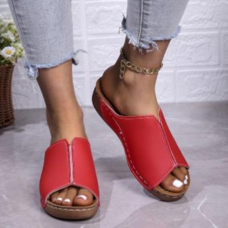 Women's shoes wedge heels slippers simple new sandals women