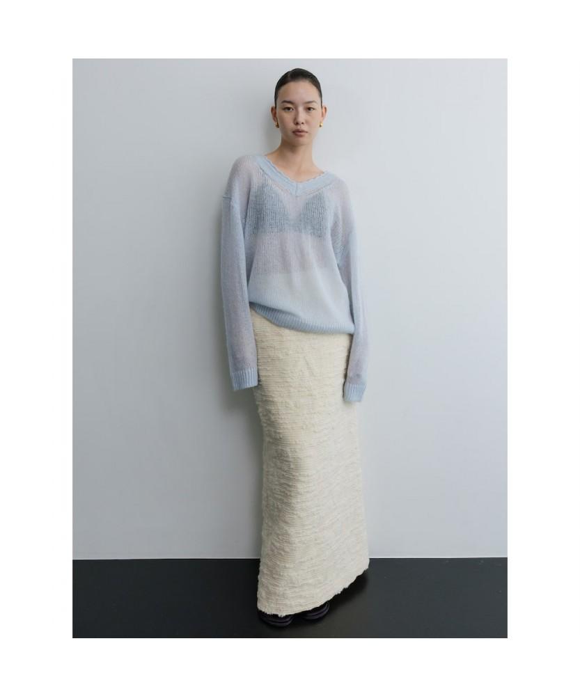 Diaepeocheo Loosely V Neck Knit Sky Blue (Ta5751A08Q)