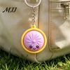 Bag Accessory Keyring 3Pcs Mini Dumpling Keychain Pendant, Soft Food Charm Cartoon Pastel Color Snack Accessories for Bags Car Keys School Gym