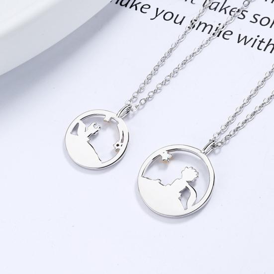 Light Luxury Delicate Scratch-resistant Valentine's Day Gift Little Prince Choker Necklace Dating