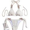 Women's European-American Sexy Cross-Back Bikini Swimsuit