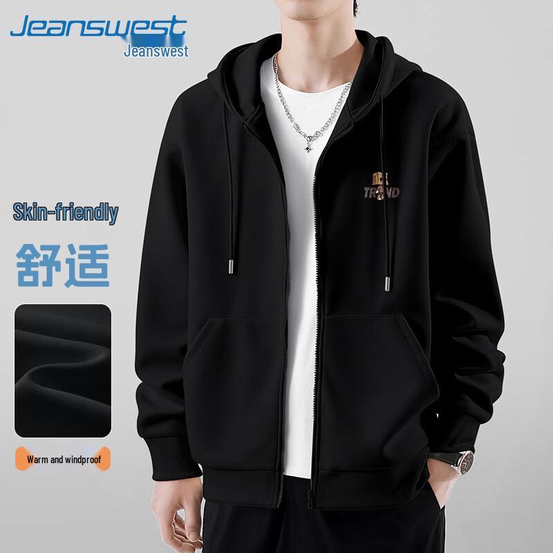 Jeanswest Men's Hooded Casual Jacket