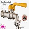 TLXT Outdoor Wall-Mounted Brass Garden Faucet