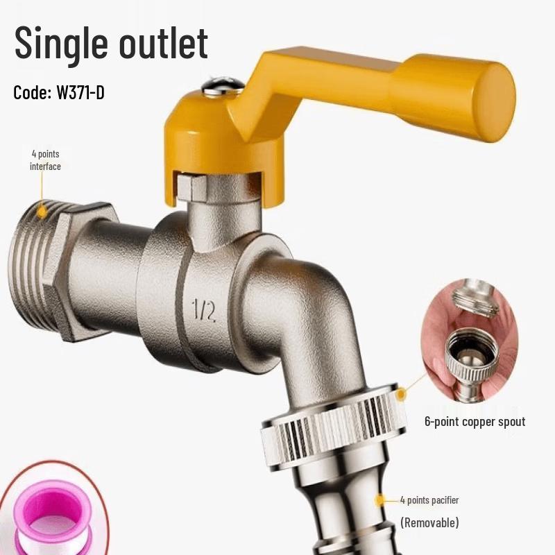 

TLXT Outdoor Wall-Mounted Brass Garden Faucet