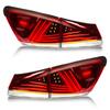 1 Pair Car LED Tail Lights Left Right Dynamic Turn Signal Rear Brake Lamps Fit For IS250 IS350 XE20 2006 to 2013