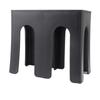 Cup and Lid Holder Plastic Straight 2 Compartments Black Paper Cup Holder Organizer for Disposable Cup Tea Shop
