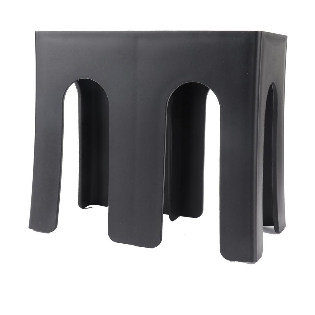 Cup and Lid Holder Plastic Straight 2 Compartments Black Paper Cup Holder Organizer for Disposable Cup Tea Shop