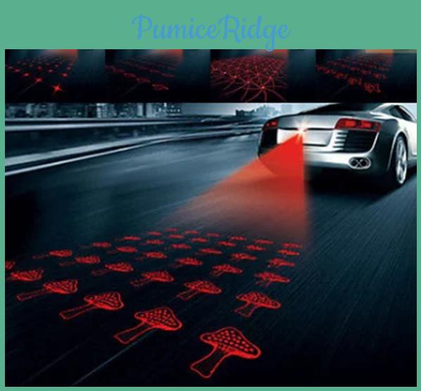 Fish And Star Pattern Car Motorcycle Laser Light With High-quality Anti-fog Signal